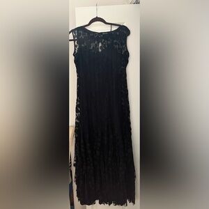 Black Size 6 TERI JON BY RICKIE FREEMAN Evening Gown